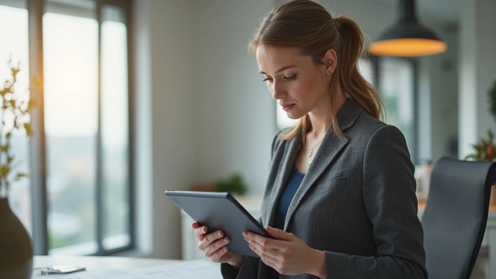 Снимок экрана с графиком роста инвестиций и портфелем активов на современном планшете